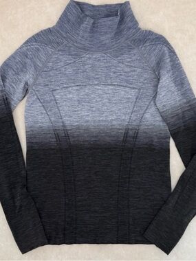 Ivivva Gray Black Ombre Seamless Top Sz 8